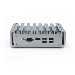Máy tính để bàn Mini PC không quạt Hystou 6LAN Mô-đun WiFi 4G
