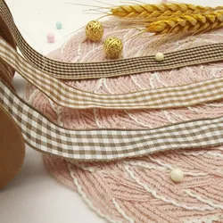 Osterchecks Band Polyester Geschenkverpackung Party DIY