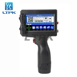 12.7mm Mini tragbarer QR-Code Handheld Inkjet-Drucker Datencodiermaschine mit schwarzer Tintenpatrone