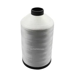 Nylon Polyester Nähfäden Faden Polyester Faden Set Stark und Haltbar Schwarz Weiß