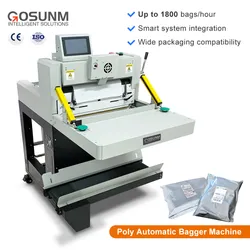 Express-Taschenverpackungsmaschine mit Video-Technikunterstützung und PLC-Steuerung