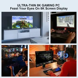 Fábrica Hystou Gaming Rtx3050 Computador Desktop DDR4 Mini PC de Alto Desempenho