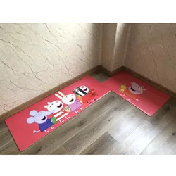 Tapetes Impressos de PVC Personalizados e Duráveis para Uso na Cozinha