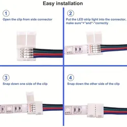 Intelligenter WiFi LED-Connector für bunte RGB-Streifenlichter