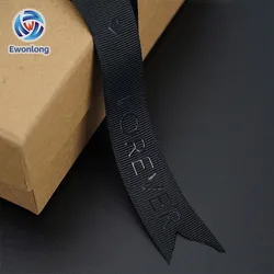 Premium Polyesterband mit Logo für Geschenkverpackungen