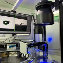 Glas-Drehteller-Optische Sortiermaschine mit automatischer Beladung zur Erkennung von Hardwareteilen