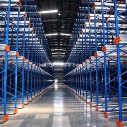 A través de estanterías de acceso directo, ofrecen una alta densidad de almacenamiento y una gran utilización del espacio