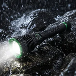 Torcia LED tattica ricaricabile ad alta potenza