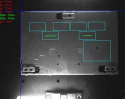 Universelle Gürtelbahn-Fluginspektion Visuelle Inspektion Optische Sortierung Messgerät Ausrüstung Maschine
