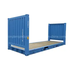 Festes Ende 20FT Versandcontainer Flachgestell