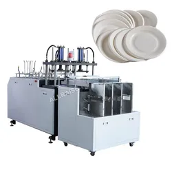 Automatische Pappteller-Maschine Pappteller-Maschine Lebensmitteltray-Maschine