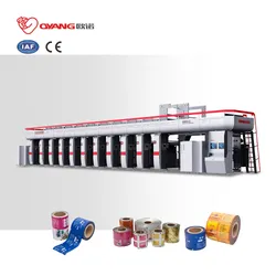 Máquina de Impressão Rotogravura para Filme BOPP Módulo Reverso 6-12 Cores