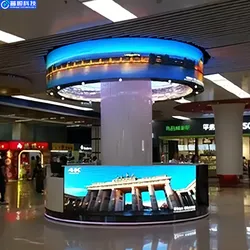 Pushunled P2 P2.5 Zirkuläre sphärische Innen-Videowand LED-Modul flexibles LED-Display Bildschirm