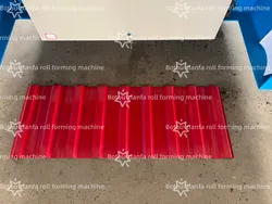 Macchina automatica per la formatura di tetti in metallo con sistema di controllo PLC