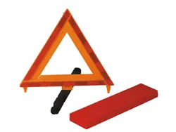 Pannello di segnalazione triangolare riflettente pratico ad alta stabilità pieghevole per piramide quadrangolare con avviso di sicurezza