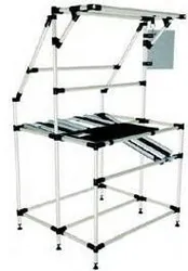 Tubo in acciaio rotondo 28mm rivestito in ABS per sistema di scaffalature leggere