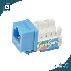 Geteknet UTP CAT6 CAT6A RJ45 Stecker CAT6 Netzwerk Modular Unshield RJ45 Keystone Stecker