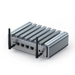Ordinateur de bureau RS232 4nica Linux Ubuntu Mini ordinateur industriel sans ventilateur HD VAG 2.5g Routeur pare-feu Pfsense Mini PC