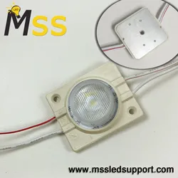 Hochleistungs-3030-LED-Narrowsichtlinse 15*55 Grad IP67 Injektions-LED-Modul 1.5W Kantenlicht-LED-Modul für doppelseitige Lichtkästen