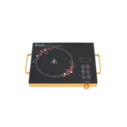 4cm Ultra Dünner Infrarotkocher Touch-Steuerung Tempered Glasplatte