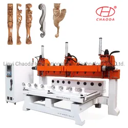 3D 목재 CNC 기계 목공 라우터 4 축 CNC 라우터 기계