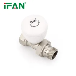 Ifan Heißverkaufs-Radiatorventil Messing-Radiatorventil 1/2 3/4 Zoll Thermostat-Radiatorventil
