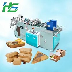 Máquina Automática de Fazer Caixas de Papel para Almoço de Alta Qualidade para Hambúrguer
