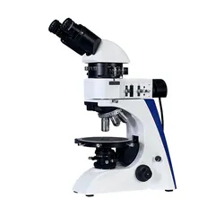 Microscopio polarizador profesional de transmisión y reflexión óptica Bk-Polr Infinity con luz LED