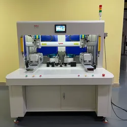 Máquina de Instalação de Inserto Rosqueado Automático de Dupla Estação com Função Automática de Quebra de Cauda Personalizada para Inserts e Peças de Trabalho