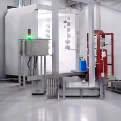 Hệ thống sơn tĩnh điện tự động có thể tùy chỉnh cho các linh kiện thép