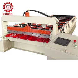 6 Rippenschalenprofil-Dachblech-Rollformmaschine Linie