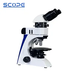 Microscopio polarizador profesional de transmisión y reflexión óptica Bk-Polr Infinity con luz LED