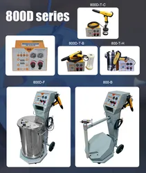 Colo-800d Unidade de controle da pistola automática de pintura eletrostática a pó