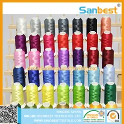 Bunte Polyester-Stickgarn auf Mini-Spule
