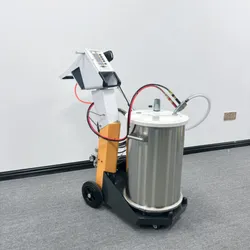 Einfache Farbänderung Leichtgewicht Handheld Pulverfass Typ Mini Elektrostatik Pulverbeschichtungsmaschine