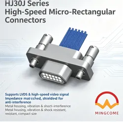 Conector Retangular Micro Hj30j para Sistema de Monitoramento de Controle de Trem Tcms