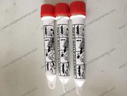 Tubo di identificazione in plastica per zattera di salvataggio con corda