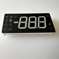 Weiß/Rot/Reines Grün LED-Anzeige 3 Ziffer 7 Segment für Kühlschrank-Temperaturregler