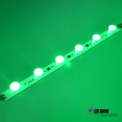 Módulo de iluminação lateral RGBW com mistura dinâmica de cores para sinalização e teto