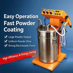 Máy phun sơn bột tĩnh điện điều chỉnh được bằng tay có hệ thống điều khiển