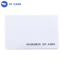 Schede chip vuote in PVC MIFARE Plus per stampante a nastro