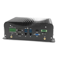 Novo Computador Industrial Compacto de Alto Desempenho Mini PC Sem Ventoinha com 6 COM