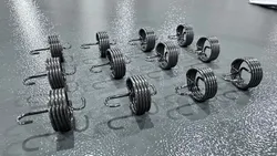 ダブルレイヤー圧縮スプリングの汎用CNCスプリング成形機