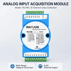 4-20mA e 0-10V Módulo de Aquisição de Dados Modbus TCP Módulo de Aquisição de Dados Robusto