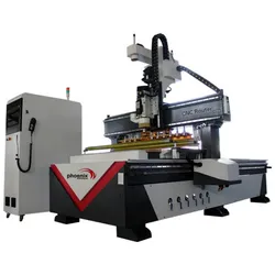 Máquina de enrutamiento de madera CNC de anidación de tableros de partículas profesional