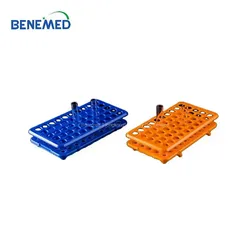Suportes para tubos de ensaio multifuncionais de plástico com preço de fábrica para laboratório