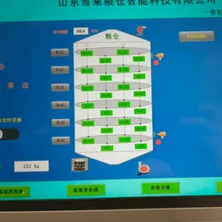 Sistema de Monitoramento de Temperatura de Silos e Bins com Display PLC