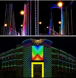 24V 50mm Ponto de Luz LED RGB SMD 5050 Módulo Programável RGB 30PCS Fita