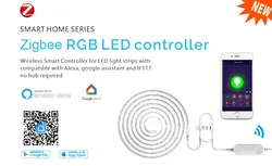 Tuya Zigbee Fernbedienung Smart W/Cw/RGB/RGBW Rgbcct LED Lichtstreifen Controller funktioniert mit Alexa Google Home