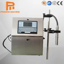 Máquina de Codificação de Data com Impressora a Jato de Tinta de Marca Chinesa Automática